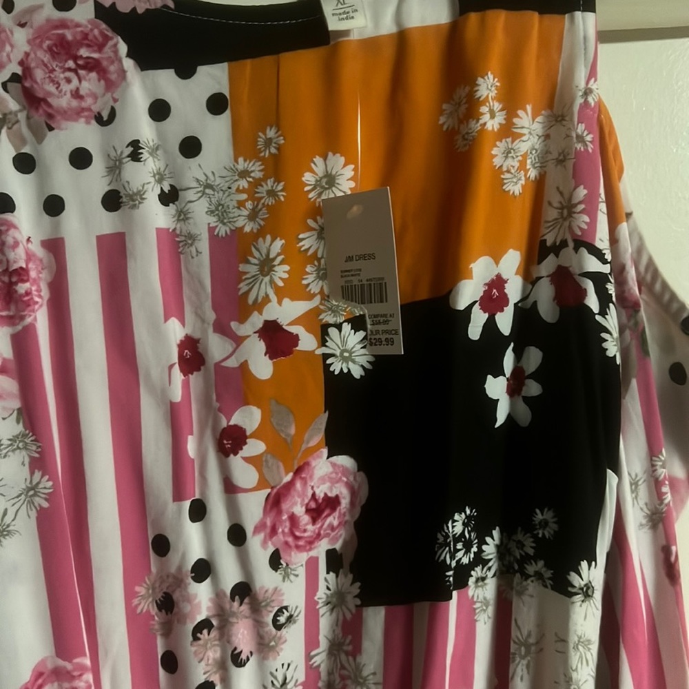 J/M Dress summer love black white